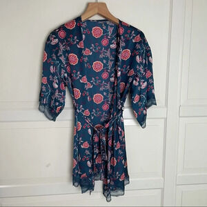Chelsea28 floral kimono robe 11229